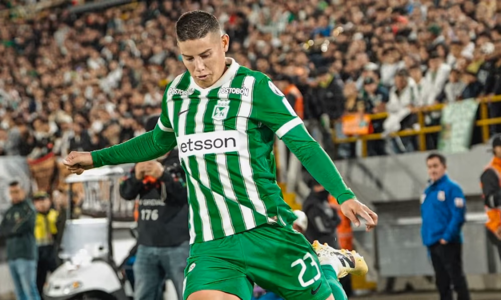 El debut soñado de James Rodríguez con Atlético Nacional: asistencia y triunfo agónico ante Internacional
